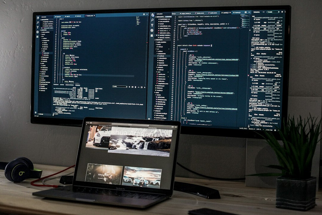 software interface on screen