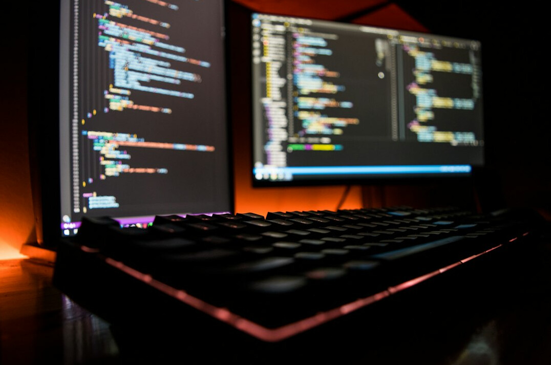 programmer coding custom software